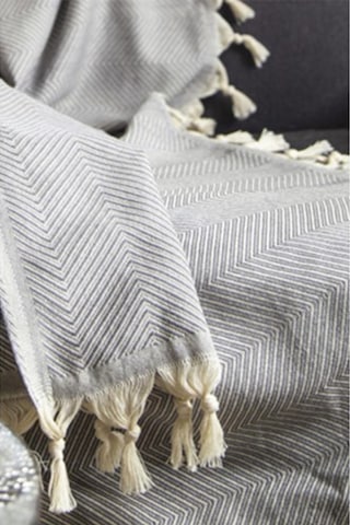 İssimo Decon Koltuk Şalı 170 230 Cm Gri - Gri