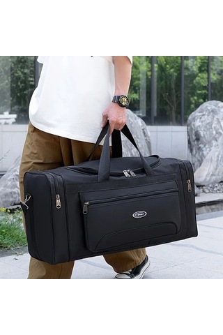 Sandwich Dayanıklı Kırmızı Seyahat Çantası - 003 Model Omuz Askılı Kırmızı