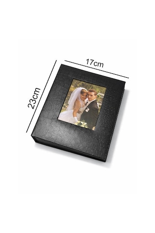 200 Lük Pencereli Deri Fotoğraf Albümü 10 15 Cm 21 Fotoğraf Baskısı Dahil