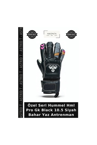 Astrid T Özel Seri Hummel Hml Pro Gk Black 10.5 Siyah Bahar Yaz Antrenman