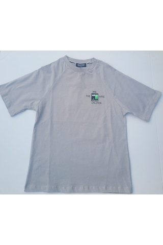 Marions Erkek Çocuk Chıldren Yazılı Tshirt-6986-grı Gri