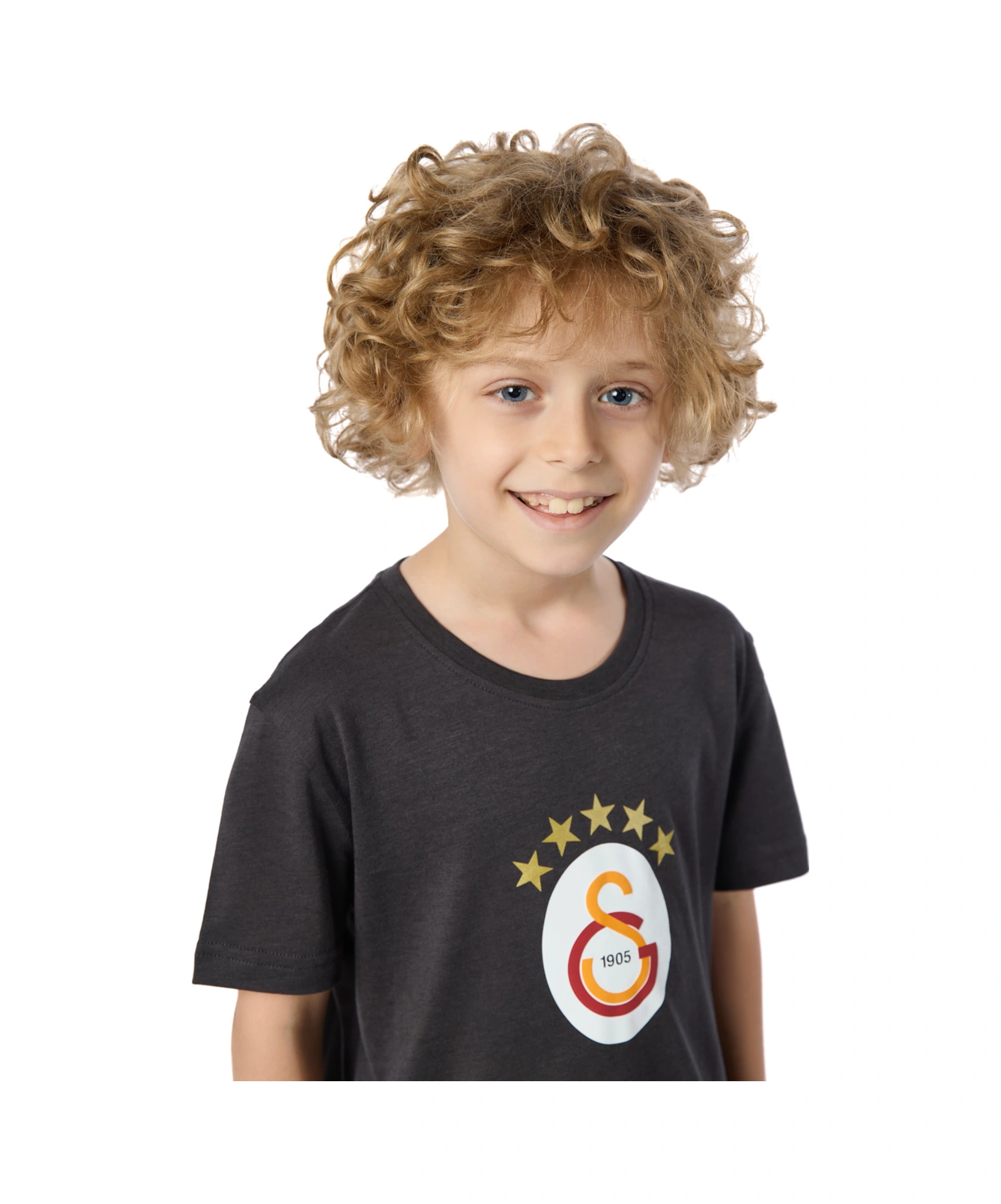 Gsstore Galatasaray 5 Yıldız Çocuk T-shirt C251402 Antrasit