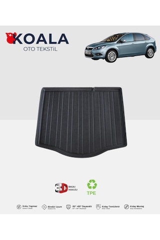 Ford Focus 2 Hatchback Kalın Stepne 2005-2011 3d Bagaj Havuzu