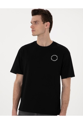 Pierre Cardin Erkek Siyah Tişört 50310076-vr046 Siyah