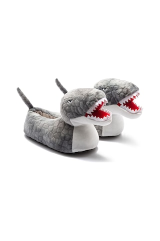 Twigy Tıreks EE0565 Çocuk Hayvanlı Panduf Gri 31/38 Gri