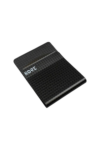 Kore Essentıals Kore İnce Deri Cüzdan + Carbon Fiber Para Klipsi Çok Renkli