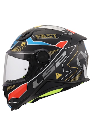 Ls2 Kıd Zero Çocuk Fullface Motosiklet Kaskı Gri - Kırmızı