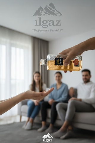 Ilgaz Düzce Tütün Kolonyası 4'lü Set 80 Derece 400 Ml Elegance Series