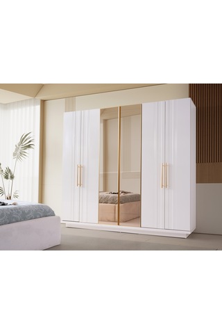 Montana 6 Kapaklı Gardırop %100 Mdf