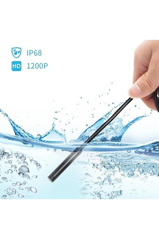 Xianwen Wi-fi İle Çalışan Endoskop Yılan Kamera 10 Metre Sert