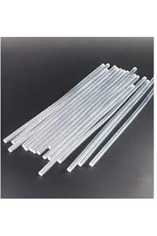 Stein İnce Şeffaf Sıcak Silikon Mum Silikon 30 Adet