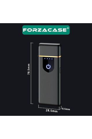 Metal Usb Şarjlı Alevsiz Elektronik Tesla Çakmak Hediye - Fc375