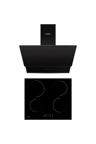 Kumtel HI6 - 4TB + DA6 - 835 2'li Siyah İndüksiyonlu Ankastre Set