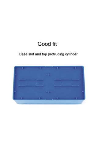 Sones Ev Tipi İstiflenebilir Yapı Taşı Düzenleyici Öğrenci Masaüstü Plastik Saklama Kutusu, Model: Kare Kırmızı Diğer