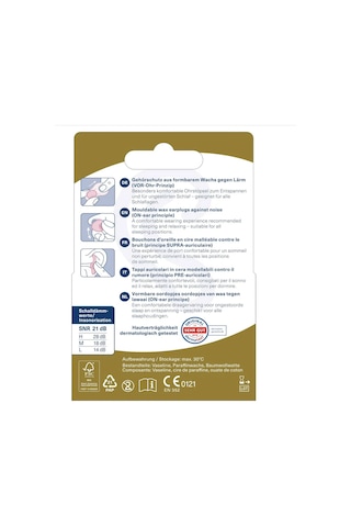 Ohropax Alman Kulak Tıkacı Classic 20 Adet 363345436 Tozlu Pembe
