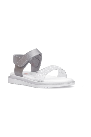 Elit Şa-p-036-25y Patik Kız Çocuk Düz Sandalet Gümüş Gümüş