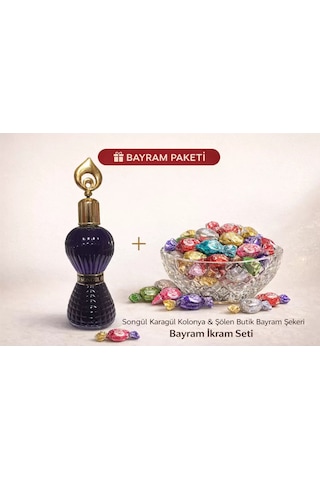 Songül Karagül Kolonyası 200 ML + Şölen Bayram Şekeri Paketi