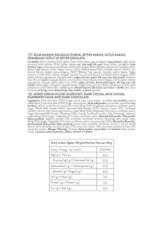 Patiswiss Bliss Karışık Dolgulu Çikolata 250 G