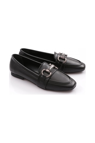 Dgn 5027 Kadin Loafer Ayakkabi 5027-1423-R1534 Siyah