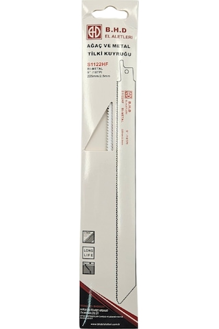 Fixonic B.h.d Bhd00337 S1122hf 225mm Bi-metal Ahşap-metal Tilki Kuyruğu Testere 5'li Paket