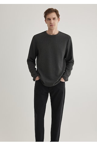 Mavi Uzun Kol Penye Antrasit Erkek Sweatshirt M064622-26834 Antrasit