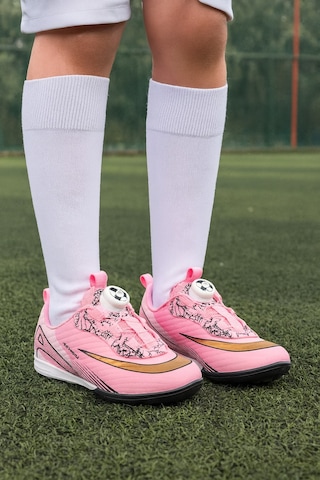 Mini Bonito Üniseks Yeni Nesil Mekanizmalı Futbol Halı Saha Ayakkabısı Pembe