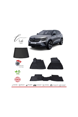 Renault Austral Mild Hybird 2023+ 3d Havuzlu Paspas Bagaj Havuzu