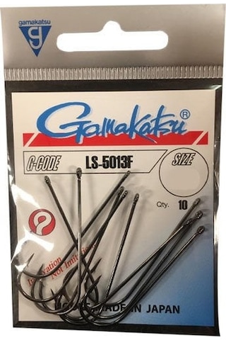 Gamakatsu Ls-5013f No:3/0 Siyah Uzun Palalı Olta İğnesi