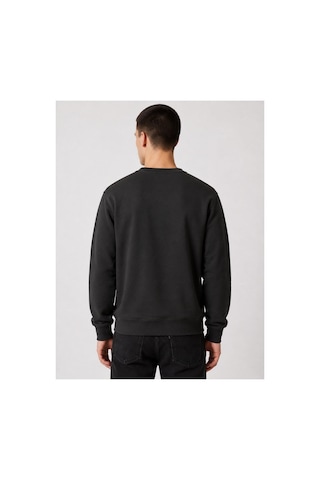 Levi's Erkek Siyah Bisiklet Yaka Orıgınal Housemark Sweatshirt Standart Fıt 00auv-0000-16566