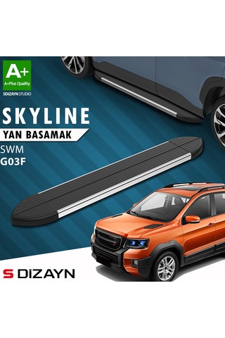S-dizayn Swm G03f Skyline Krom Yan Basamak 193 Cm 2023 Üzeri A+ Kalite
