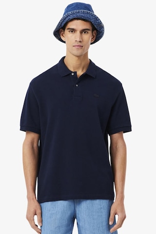 Lacoste Men's Loose Fit Kalın Pike Kumaş Polo T-shirt Erkek Polo Yaka Tişört Lacivert