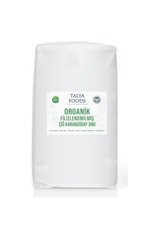 Talya Foods Organik Gluteniz Filizlendirilmiş Çiğ Karabauğday Unu 2 KG