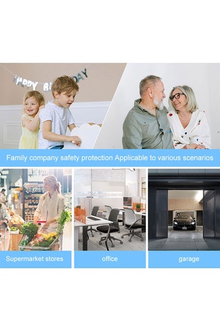 Lemestar Beyaz Kablosuz 1080p Hd Güvenlik Kamerası - İki Yönlü Ses, İnfrakırmızı Gece Görüşü, Hareket Algılama Ve Alarm Özellikli Eu Standartı, 110v-240v Beyaz