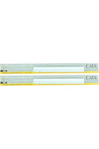 Cata Ct-2466 5w 3200k Günışığı Ledli Bant Armatür 2 Adet Beyaz