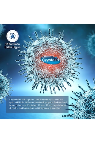 Crystalin Antiseptik Dezenfektan 400  ML