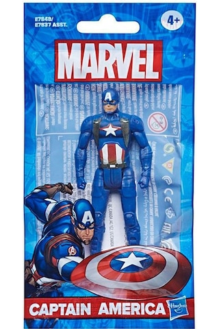 Marvel Aksiyon Figürleri 9.5 CM Captain America E7837-E7848