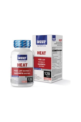 West Nutrition Heat Yeşil Çay & Garsiniya Kompleks 1250 Mg. 120 Tablet-Pillbox ( Hap Kutusu )