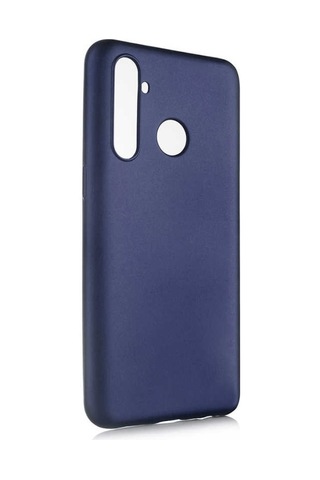 Realme 5 Pro Kılıf Zore Premier Silikon Kapak-Lacivert