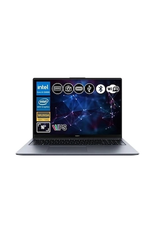 Huawei MateBook D16 53014QHR i5-13420H 16 GB 1 TB SSD 16" Free Dos Dizüstü Bilgisayar