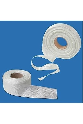 Cam Elyaf Şerit Egsoz Sargısı Yanmaz Amyant 25x2mm - 5 Metre