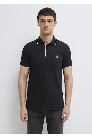 Mavi - Siyah Polo Tişört 0613266-900 Siyah