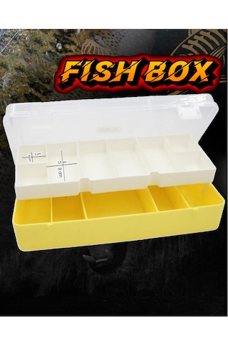 Rapala Kutusu Jig Yem Kutusu Lrf Kutusu 22.5x12x5.5 Sarı