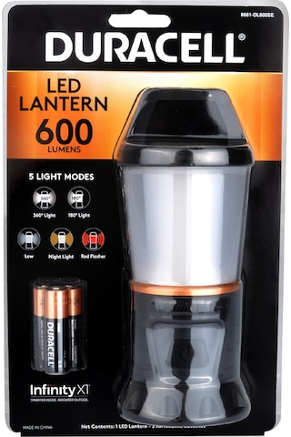 Duracell 600 Lümen Ledli 360 Ve 180 Aydınlatmalı El Feneri + 3 Siyah