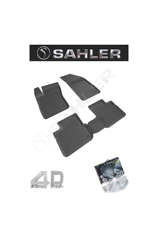 Sahler Fiat Egea Sedan İle Uyumlu 2015-2020 Araca Özel 4.5d Havuzlu Oto Paspas