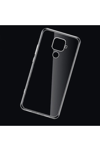 Huawei Mate 30 Lite İle Uyumlu Kılıf Şeffaf Esnek Silikon Telefon Kılıfı Kapak
