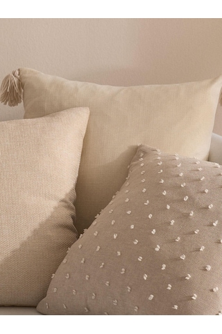 Sand Breeze 3'lü Kırlent Kılıf Seti Bej