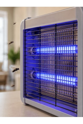 Elektrikli Böcek Öldürücü 12w Çift Tüplü Uv Işıklı Model Uczzbz01-3