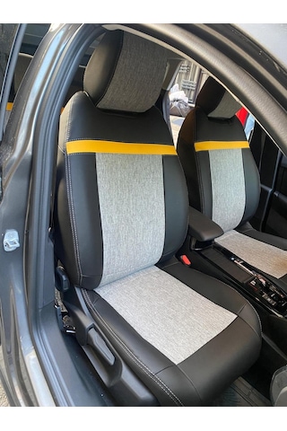 Citroen C4 2021-2025 Arası Arka Sırt 2 Parça - Oto Koltuk Kılıfı