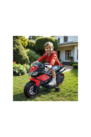 Cycle Akülü Motor 12 Volt 2 Teker Kırmızı