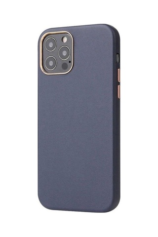Apple Uyumlu iPhone 12 Pro Max Kılıf Zore Eyzi Kapak Lacivert